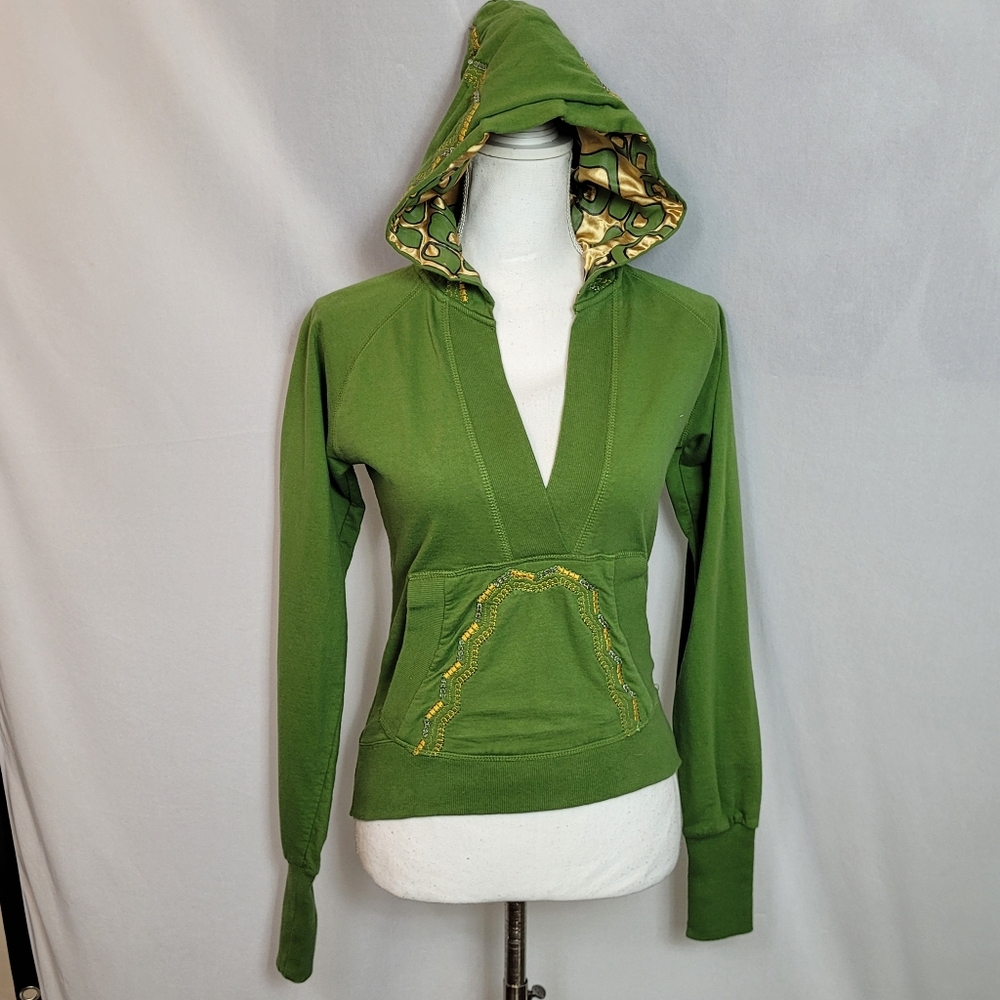 Soul Of Fashion Green Hoodie Size Small - Picture 11 of 16